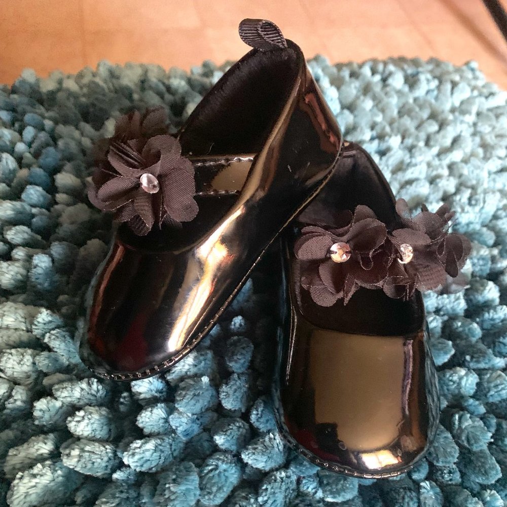 Black Baby Dress Shoes